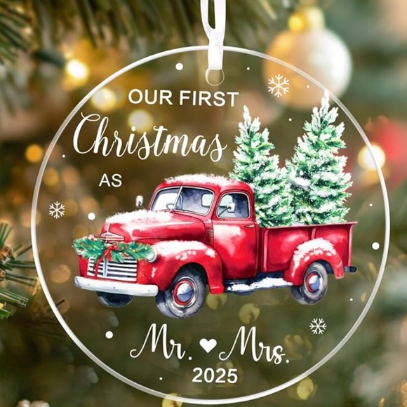 ornament 2024 Christmas Mr and Mrs - Picture 2 of 2